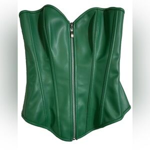 Green Corset Top